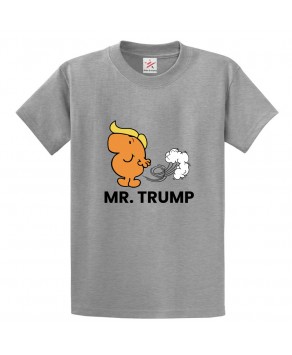 Mr Trump Farting Funny Classic Unisex Kids and Adults T-Shirt